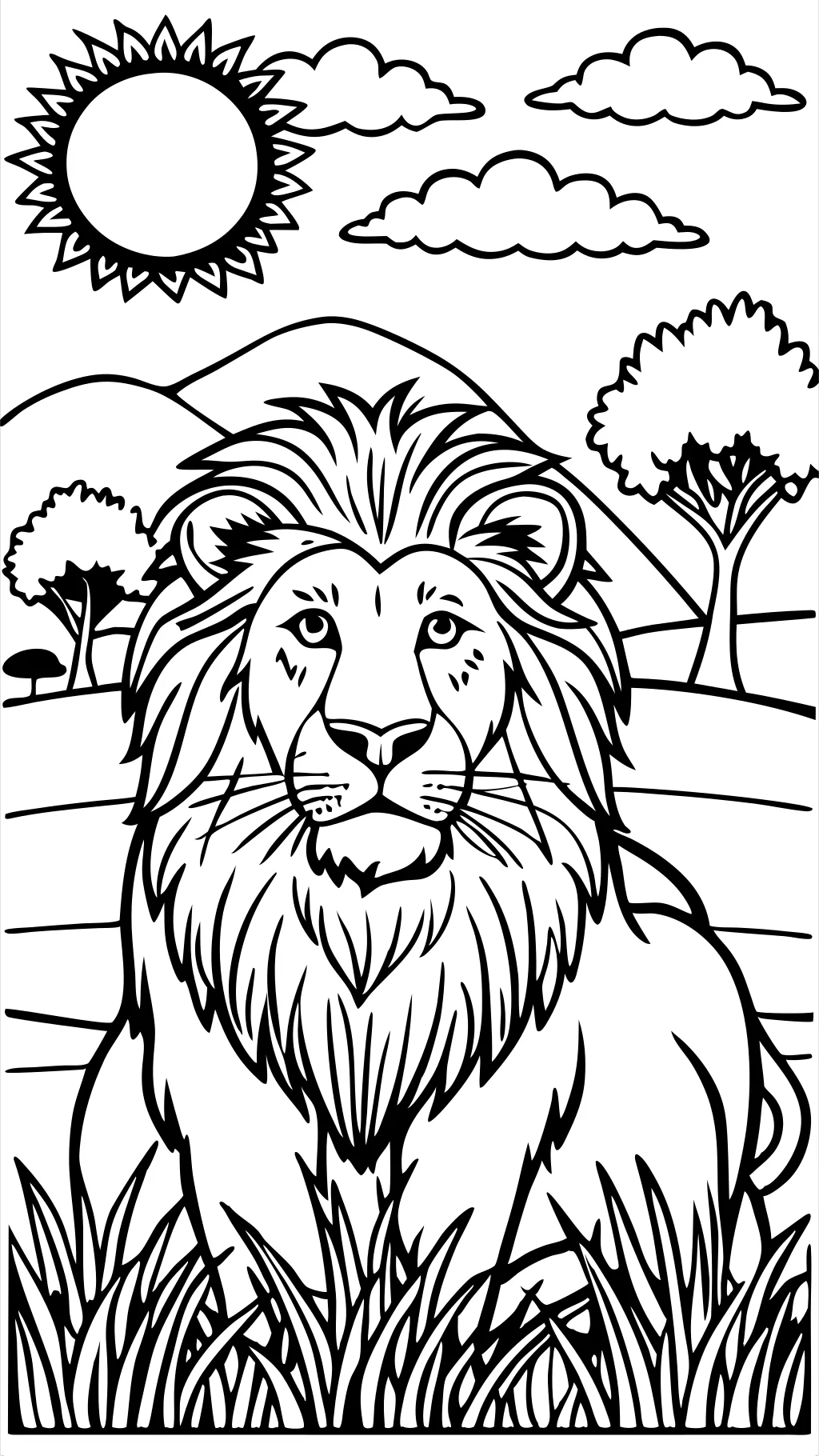 lions coloring pages